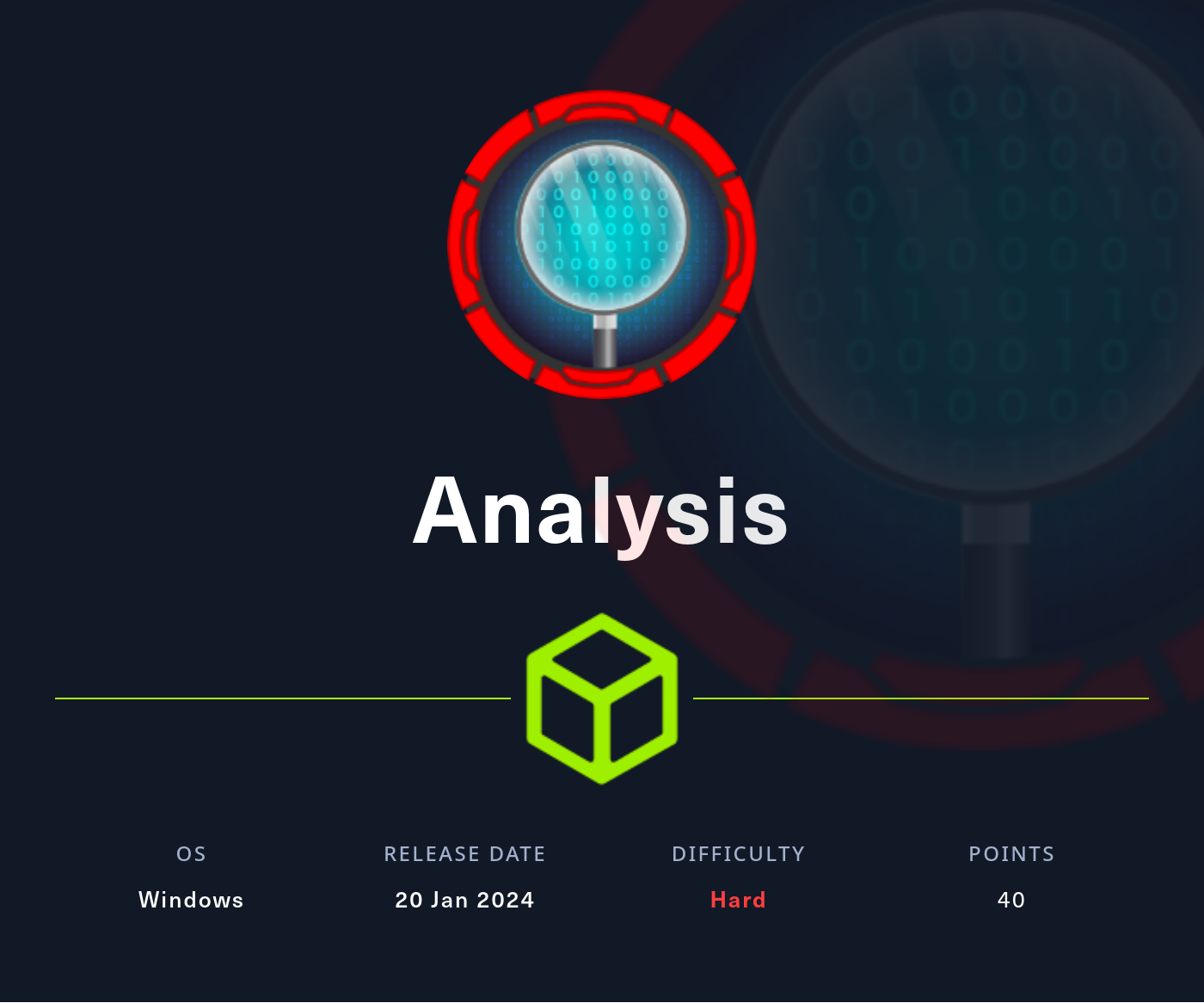 HackTheBox | Analysis