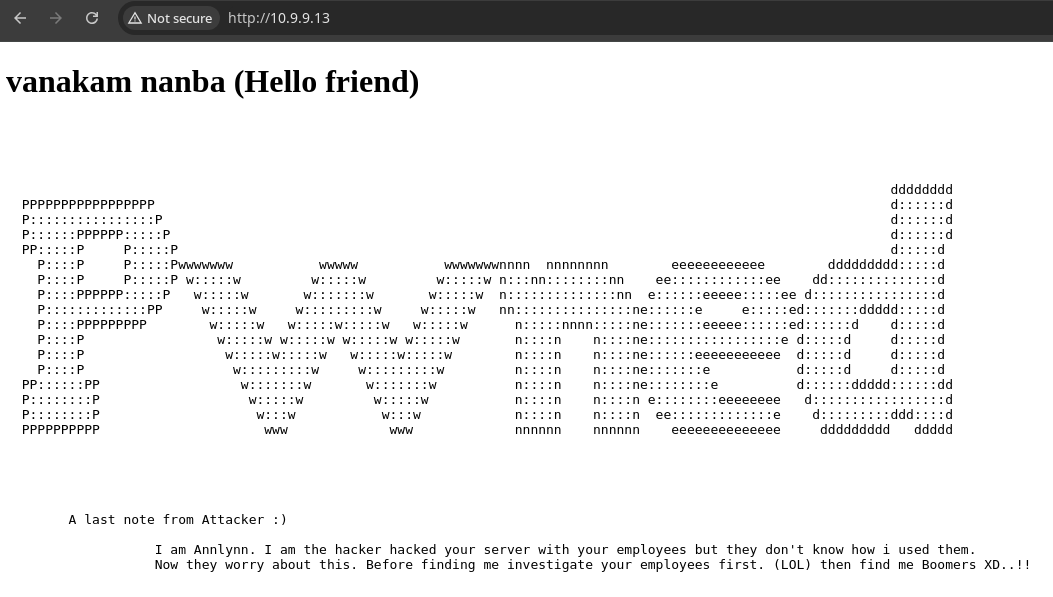 Hackmyvm pwned