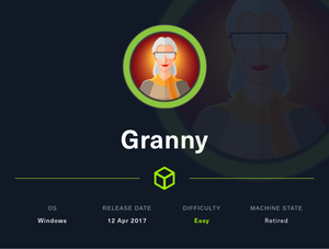 HackTheBox | Granny