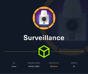 HackTheBox | Surveillance