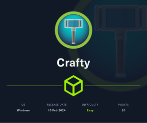 HackTheBox | Crafty
