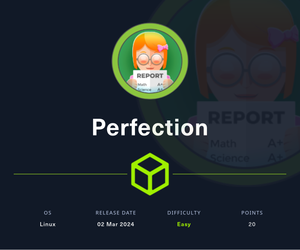 HackTheBox | Perfection
