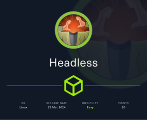 HackTheBox | Headless