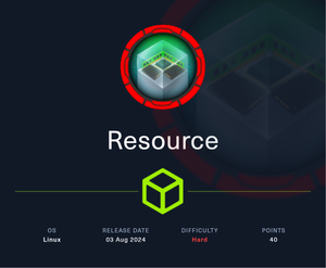 HackTheBox | Resource