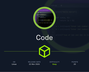 HackTheBox | Code