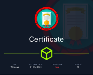 HackTheBox | Certificate