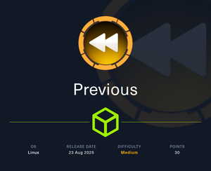 HackTheBox | Previous